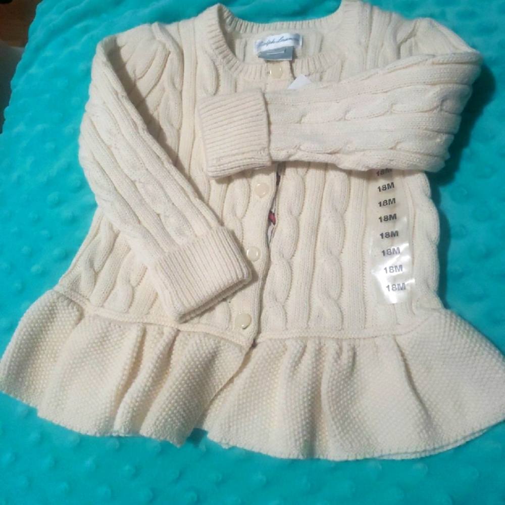 18month old girl Ralph Lauren sweater